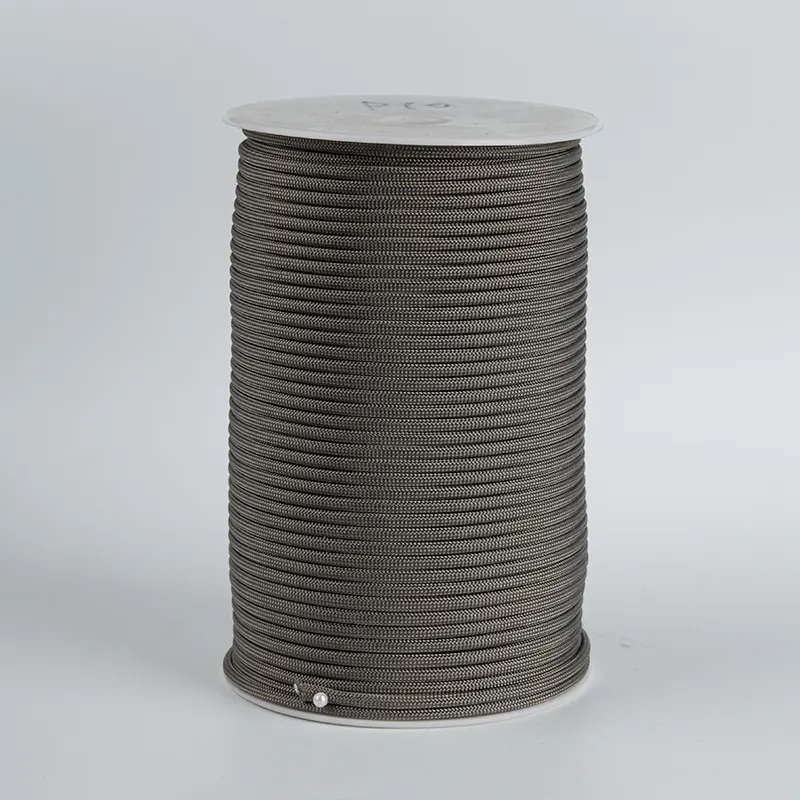 7 Strand Core 4mm Μασίφ Καφέ Γκρι 550 Polyester Paracord